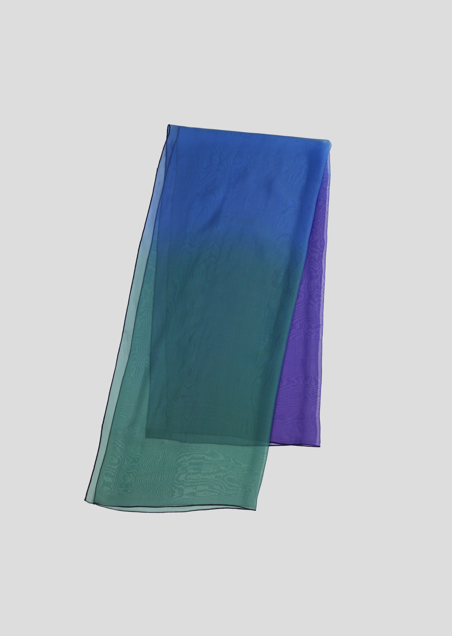 ombre scarf bluegreen